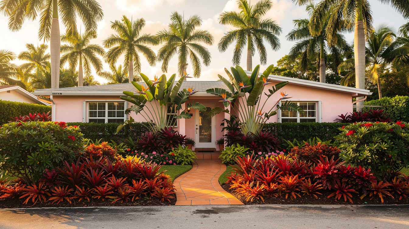 The Tropical Cottage Front Yard — Tropical/Lush garden in Hialeah