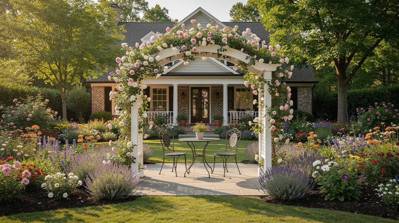 The Garden Party Pergola — Cottage/English garden in Huntsville