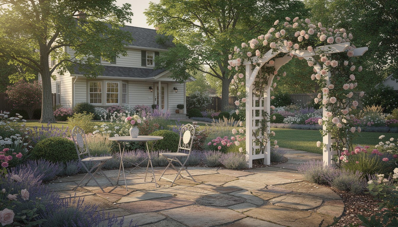 Cottage/English backyard in Indianapolis, IN