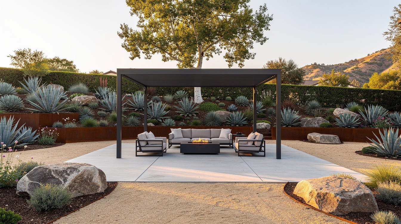 The Modern Drought-Tolerant Backyard — Modern/Minimalist garden in Irvine