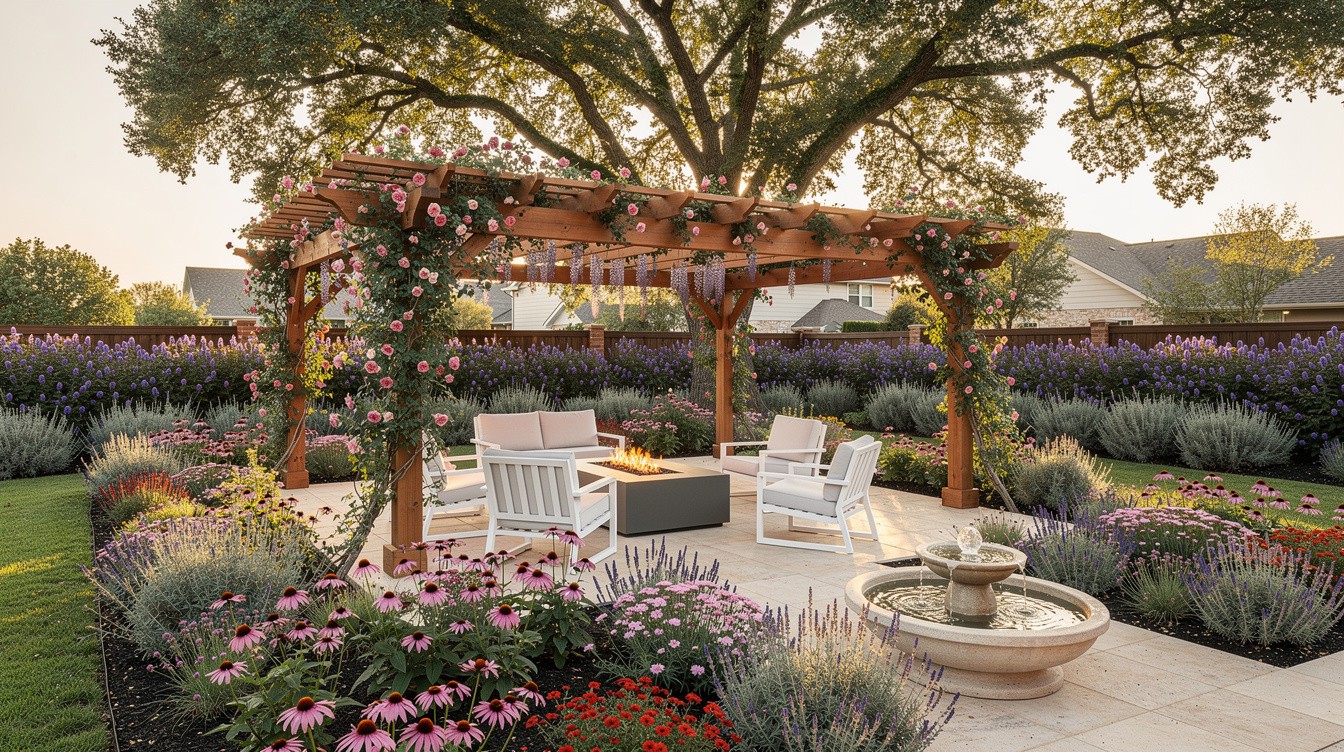 The Las Colinas Pergola Garden — Cottage/English garden in Irving