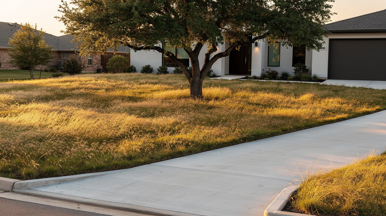 The Minimalist Native Meadow — Modern/Minimalist garden in Irving