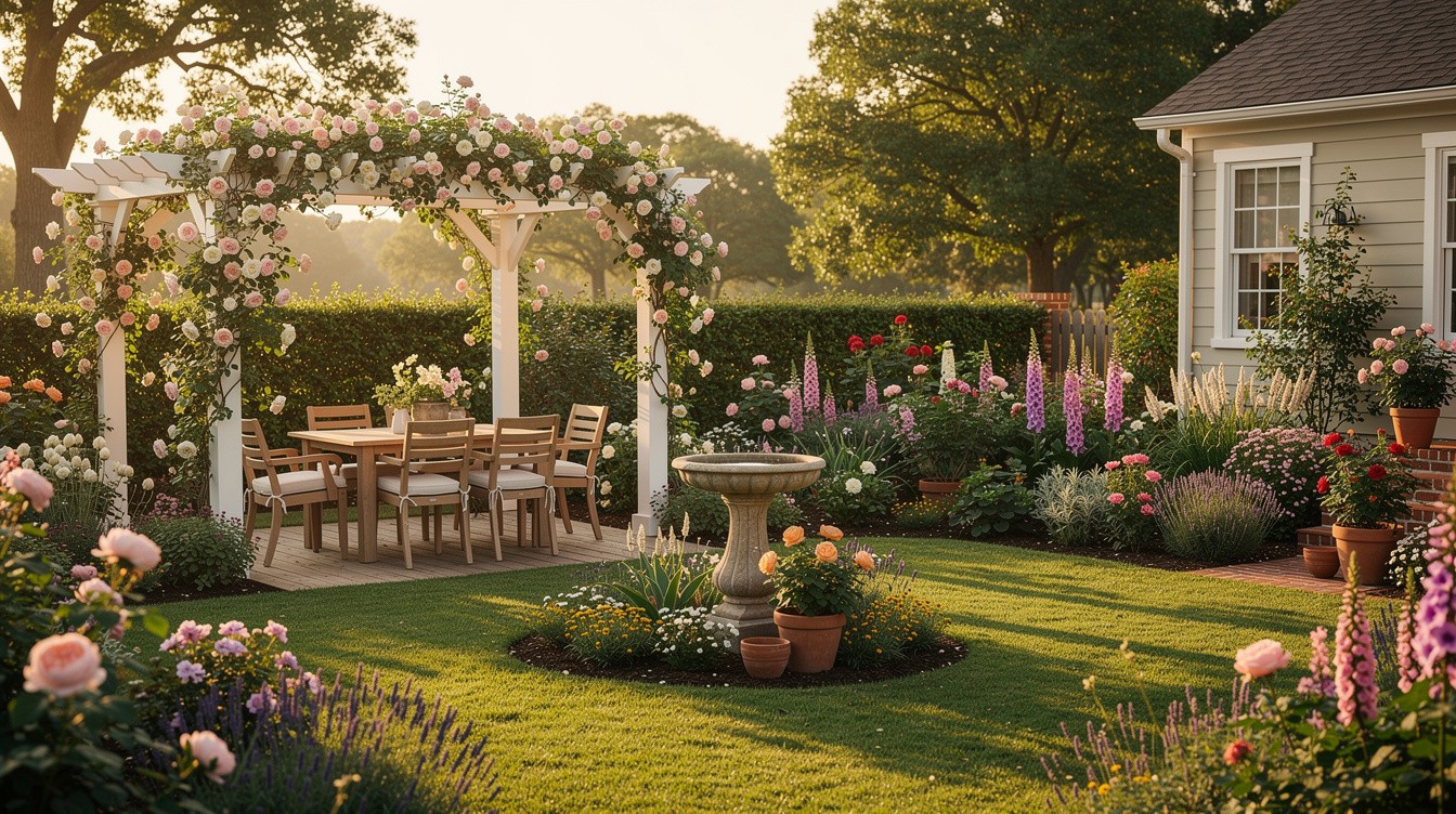 The Pergola Dinner Garden — Cottage/English garden in Jackson