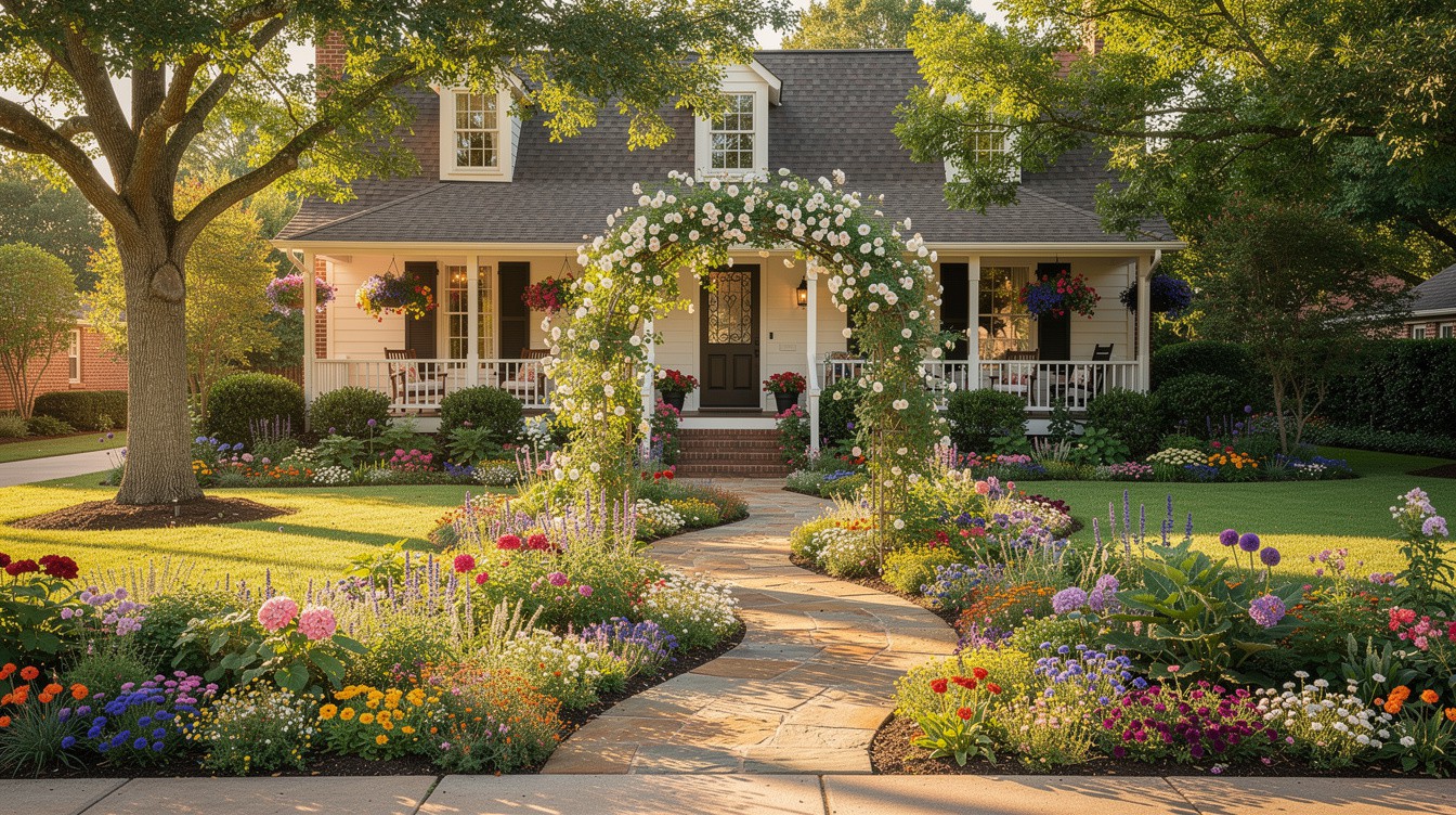 The Storybook Cottage Border — Cottage/English garden in Jackson