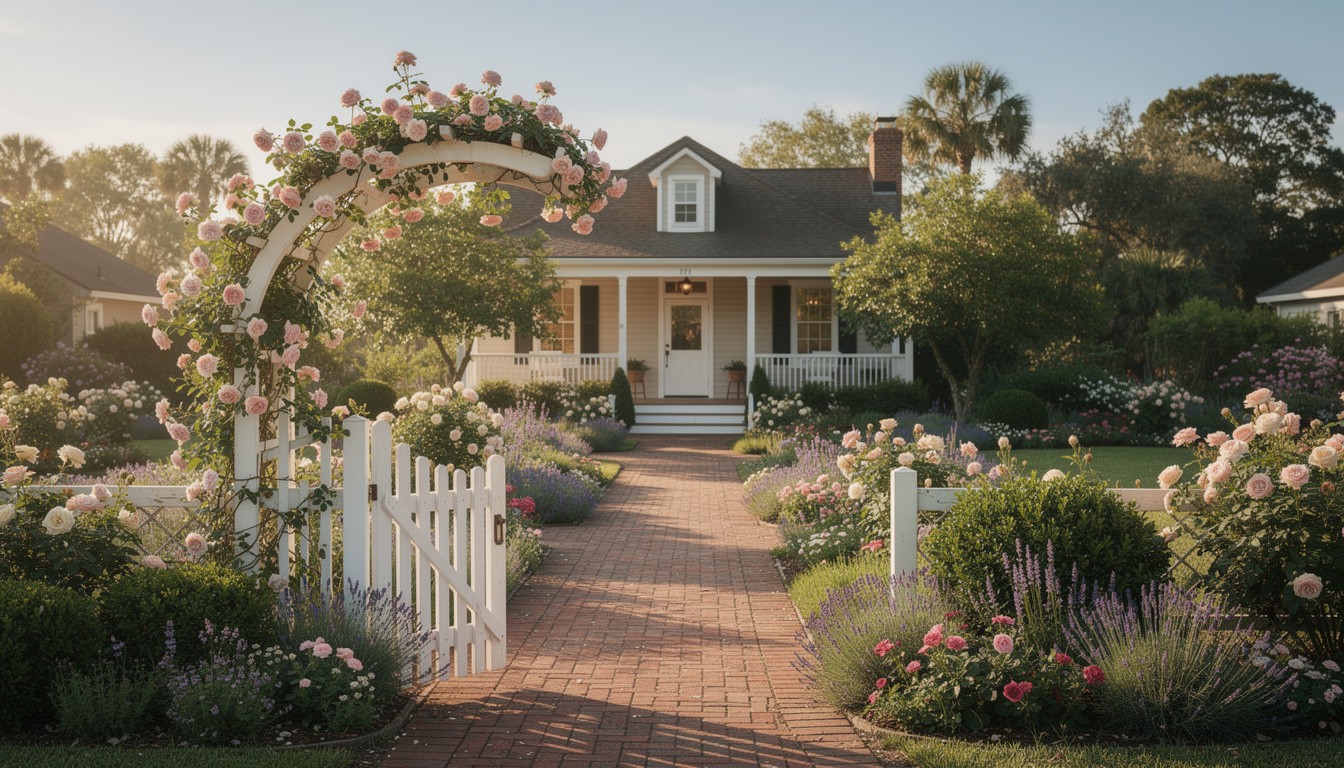 Cottage/English front yard in Jacksonville, FL