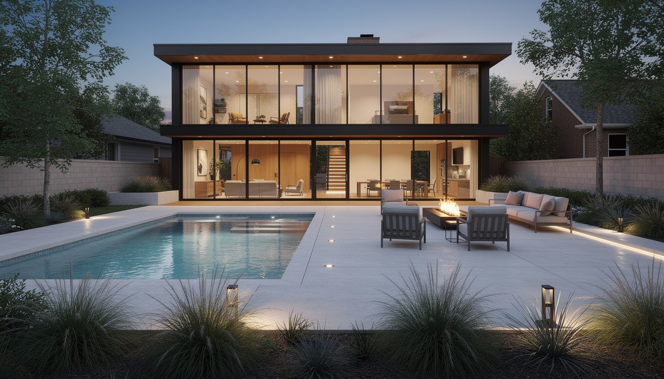 Modern/Minimalist backyard design in Kansas City, MO