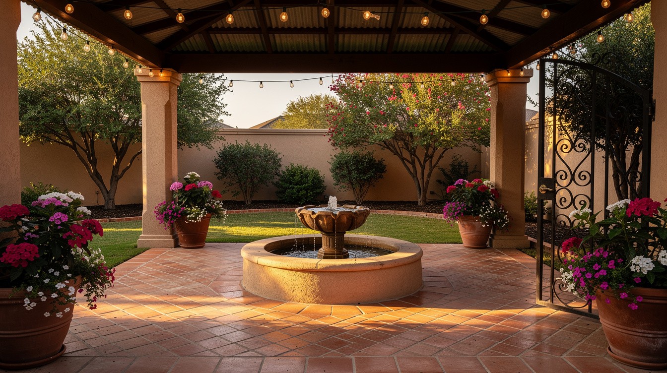 The Laredo Hacienda Patio — Desert/Xeriscape garden in Laredo