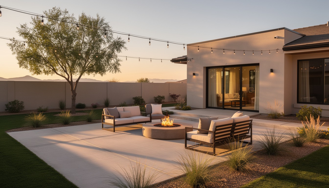 Modern/Minimalist backyard in Las Vegas, NV