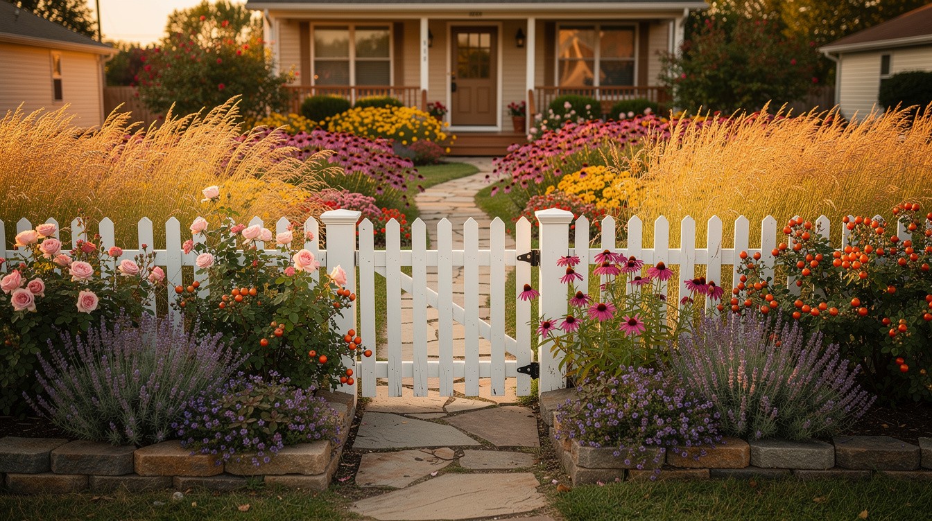 The English-Prairie Cottage Entry — Cottage/English garden in Lincoln