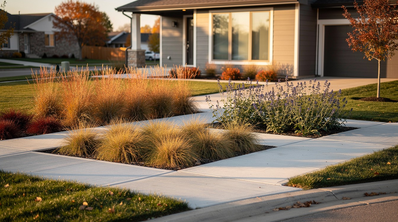 The Prairie Grid Garden — Modern/Minimalist garden in Lincoln