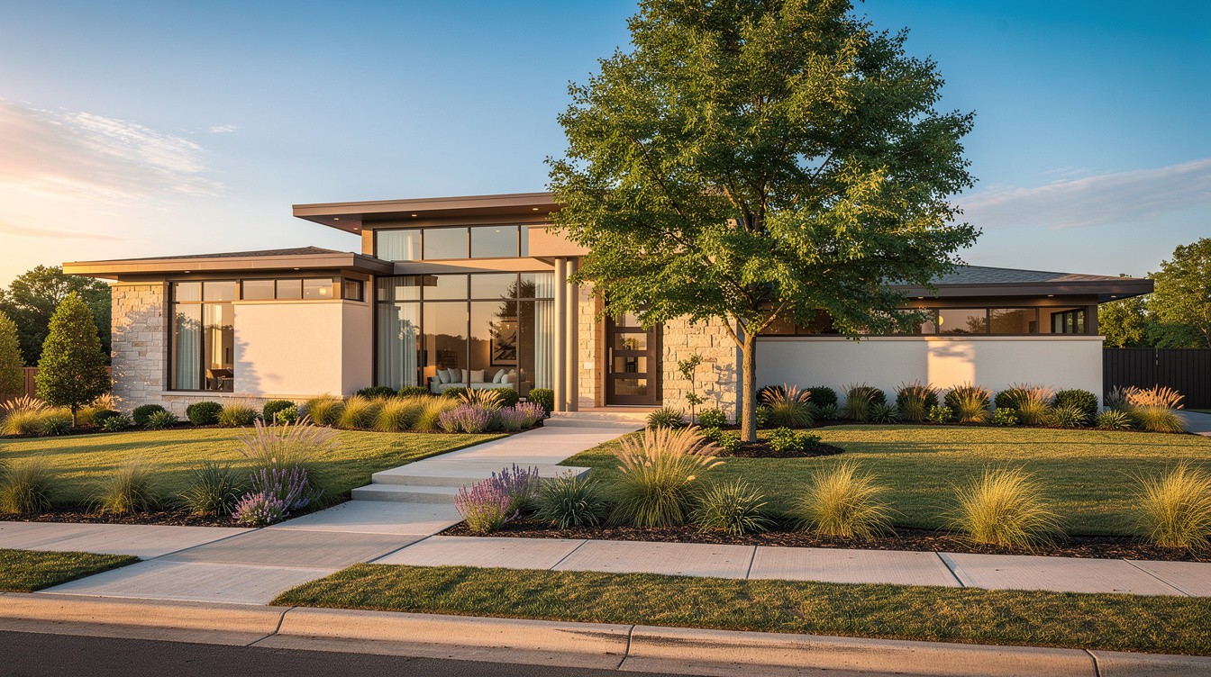 The Chenal Ranch Entry — Modern/Minimalist garden in Little Rock