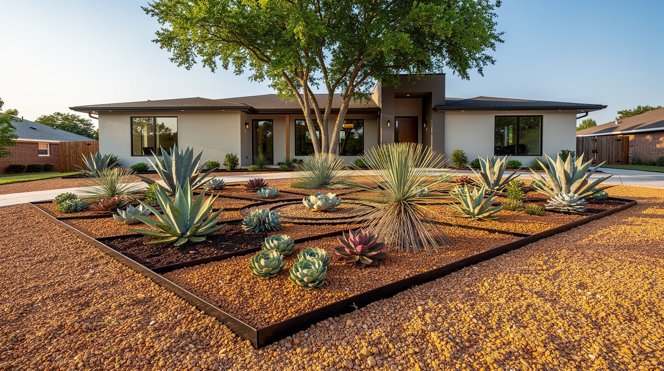 The Gravel Diamond Yard — Modern/Minimalist garden in Little Rock