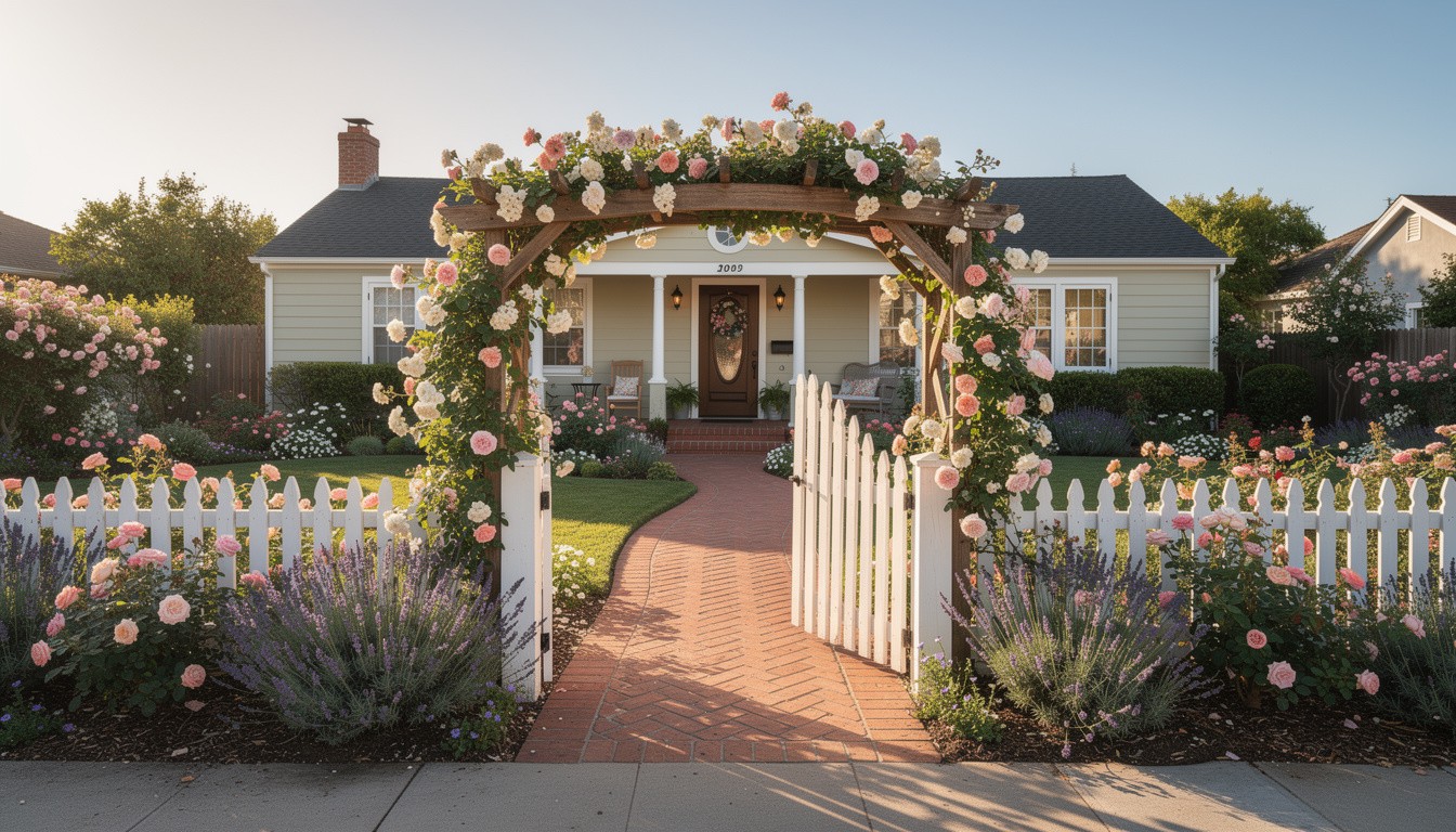 Cottage/English front yard in Long Beach, CA