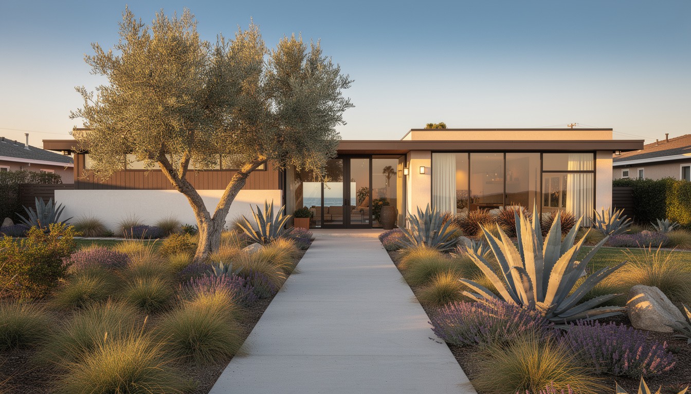 Modern/Minimalist front yard in Long Beach, CA