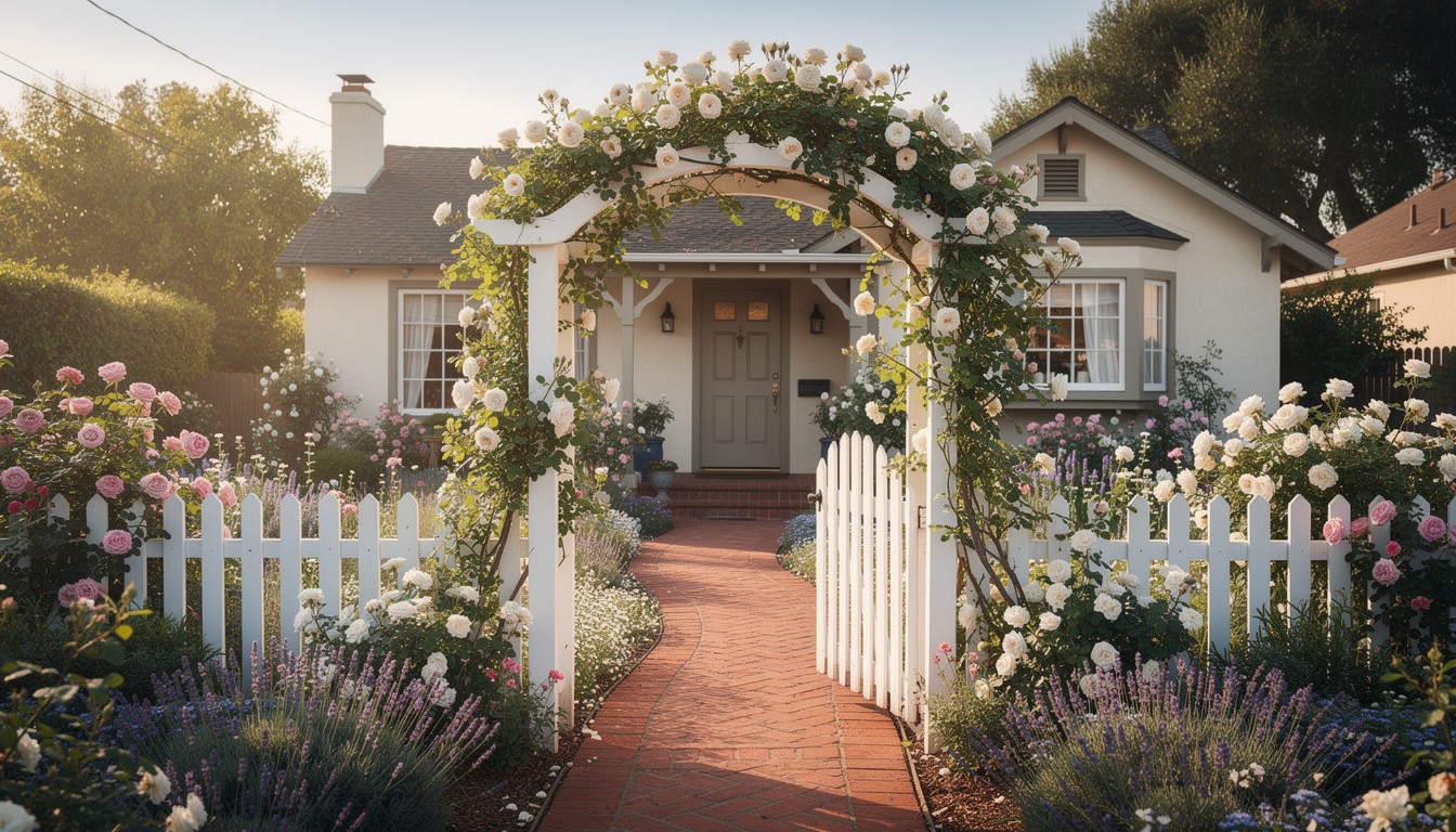 Cottage/English front yard in Los Angeles, CA
