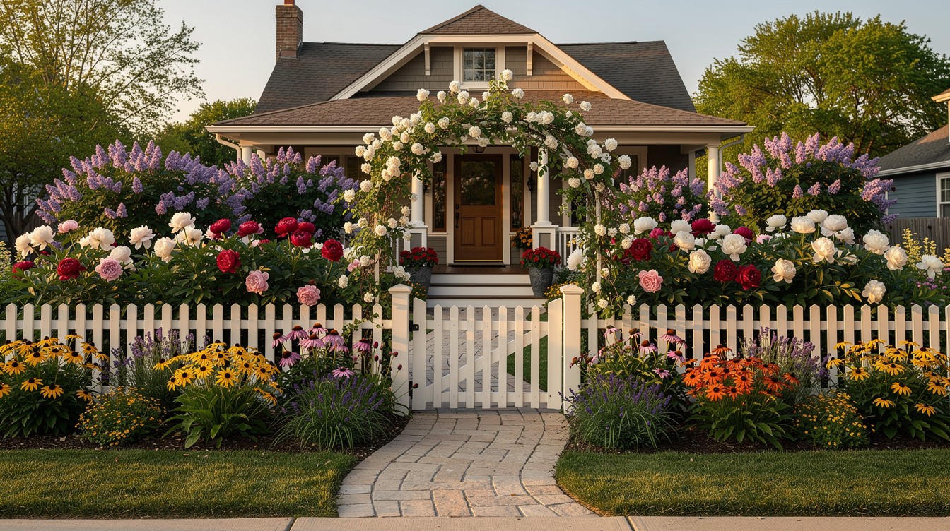 The Madison Victorian Cottage Border — Cottage/English garden in Madison