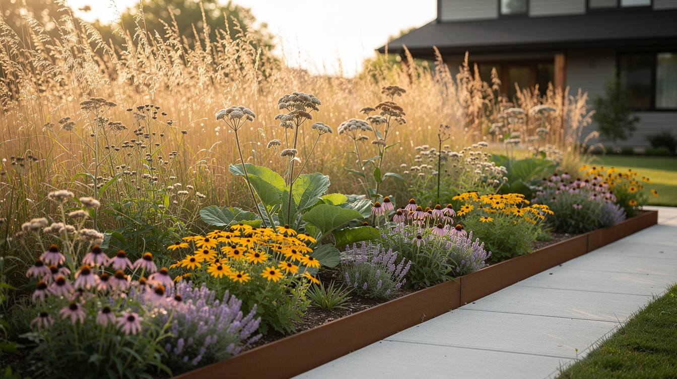 The UW Arboretum-Inspired Native Landscape — Modern/Minimalist garden in Madison