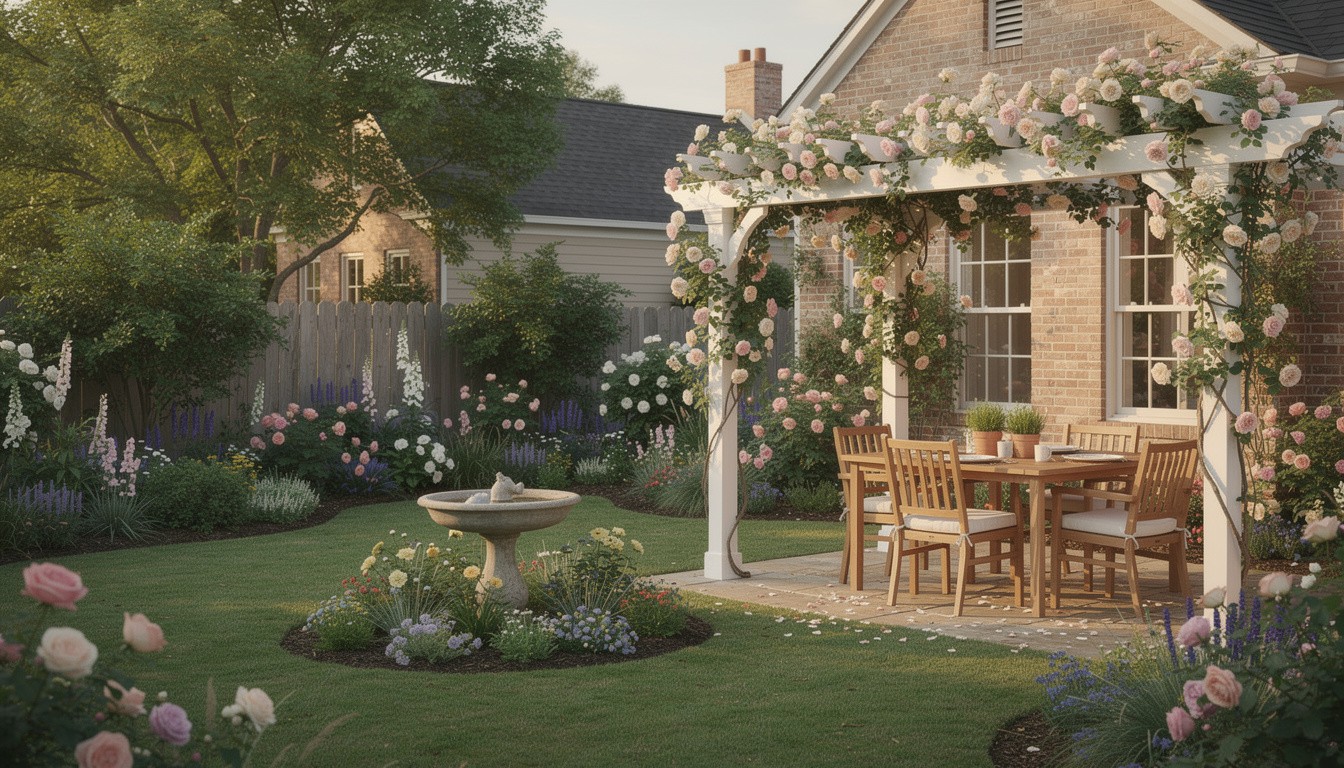 Cottage/English backyard design in Memphis, TN