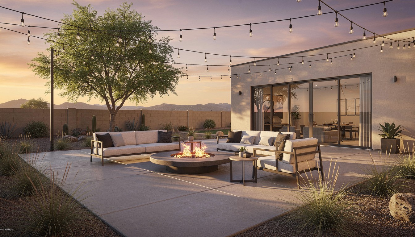 Modern/Minimalist backyard in Mesa, AZ