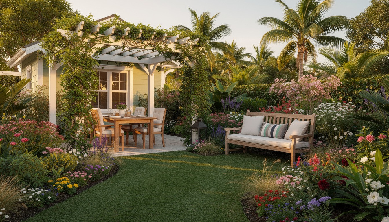 Cottage/English backyard design in Miami, FL