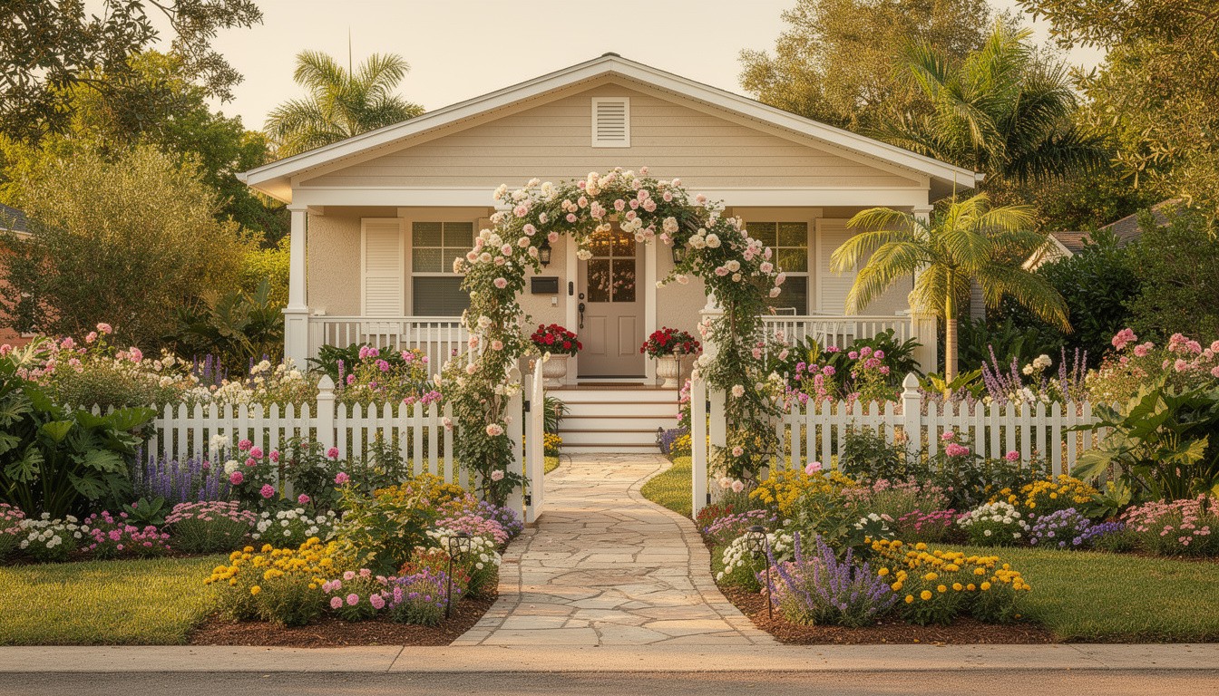 Cottage/English front yard in Miami, FL