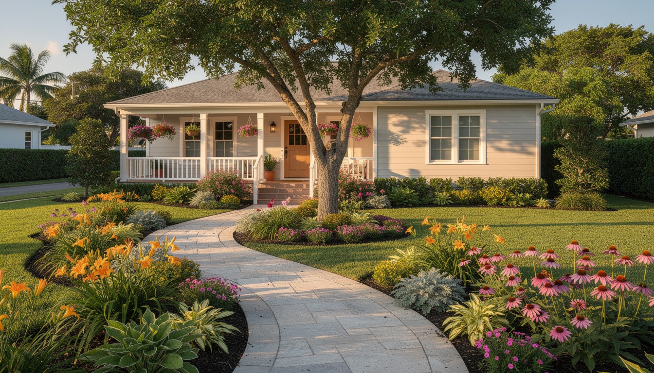 Cottage/English front yard design in Miami, FL