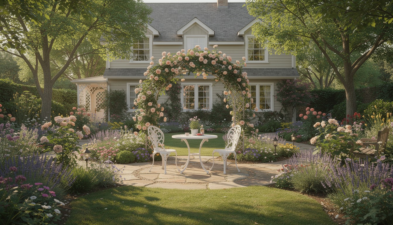 Cottage/English backyard in Minneapolis, MN