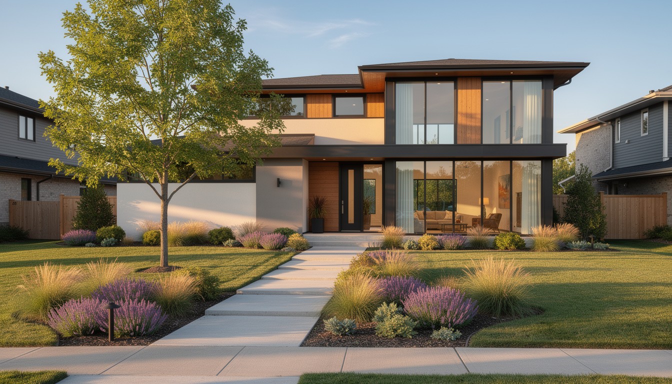 Modern/Minimalist front yard in Minneapolis, MN