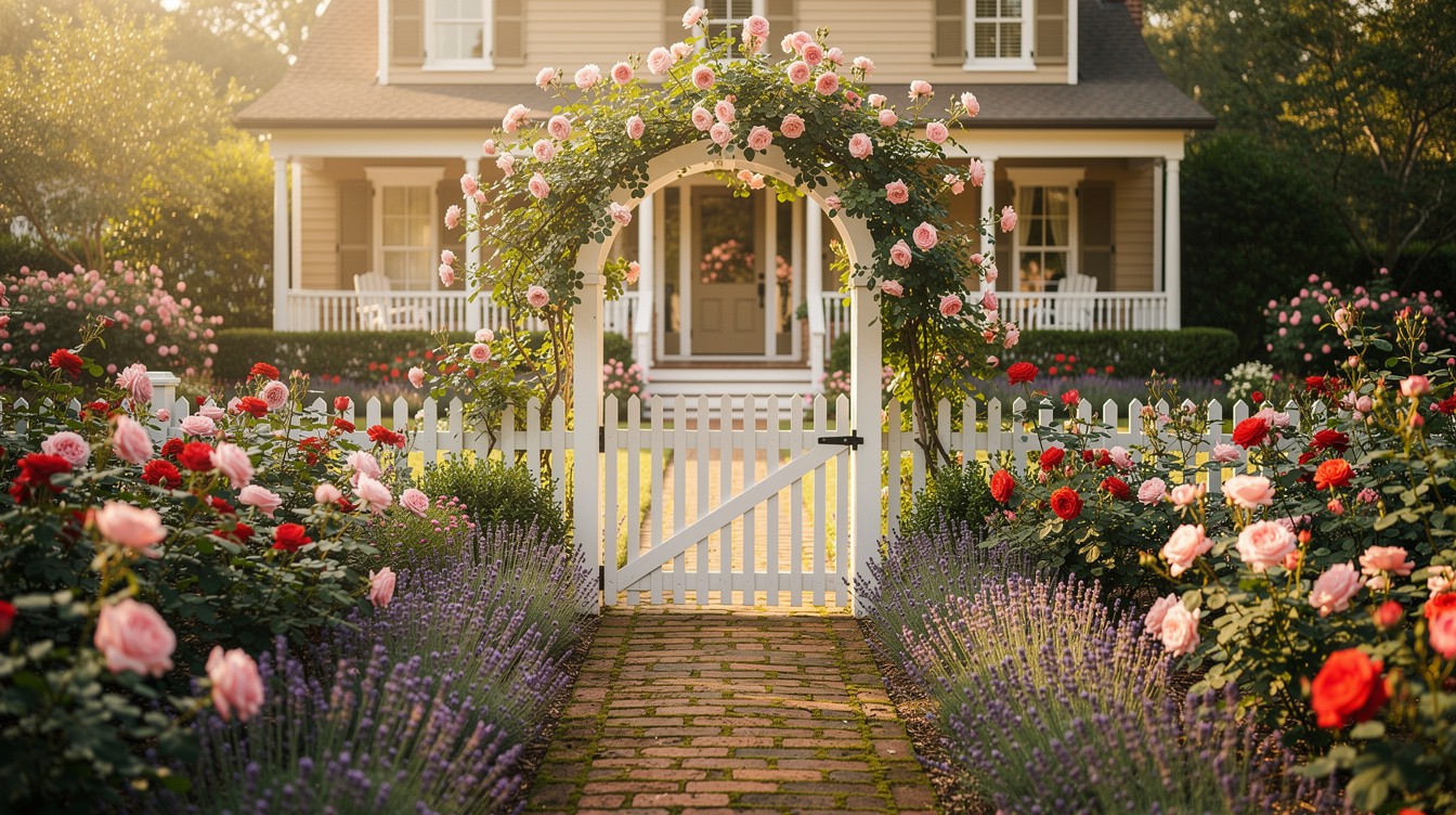 The Picket Fence Rose Gate — Cottage/English garden in Mobile