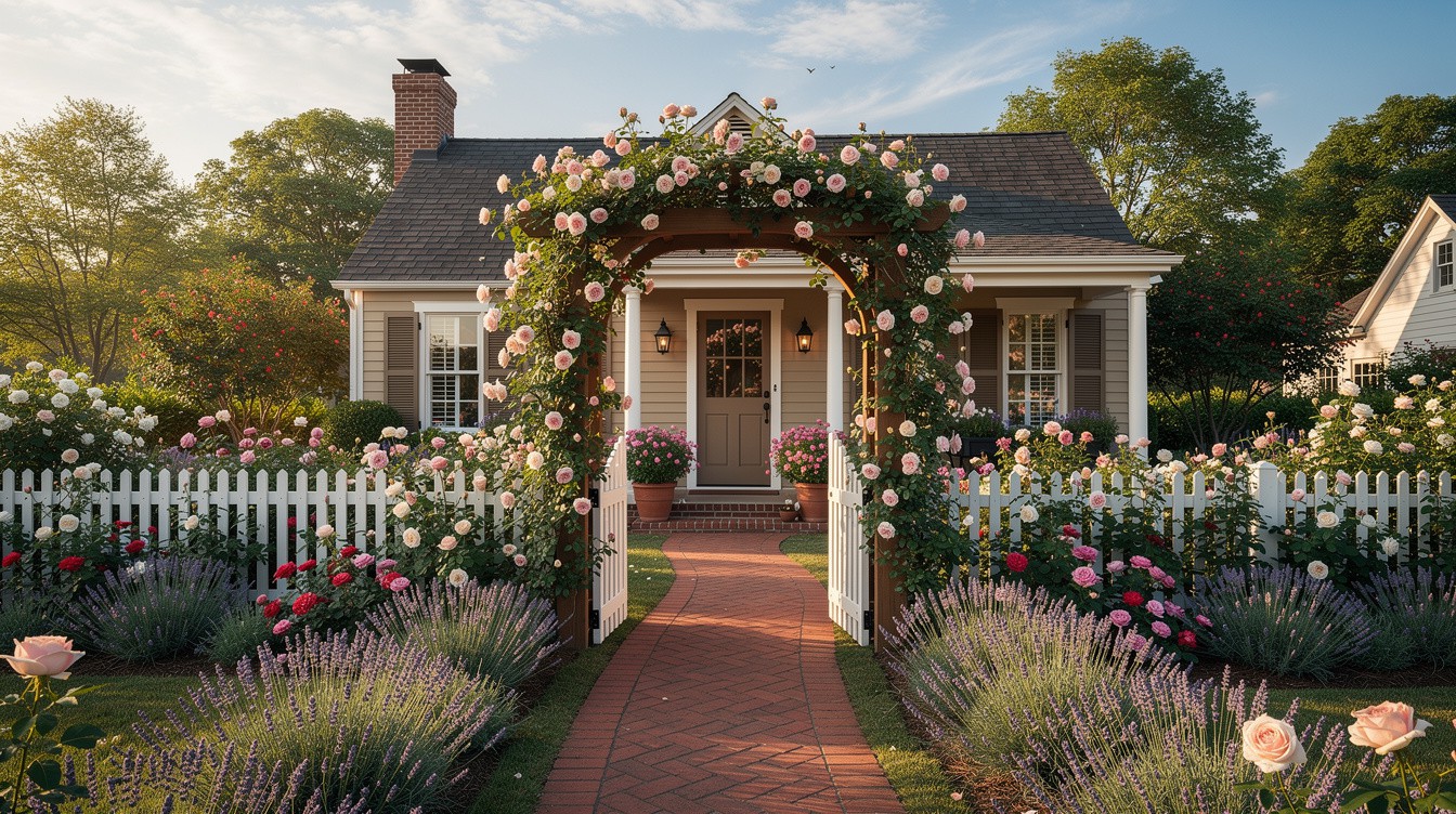 The Picket Fence Rose Walk — Cottage/English garden in Montgomery