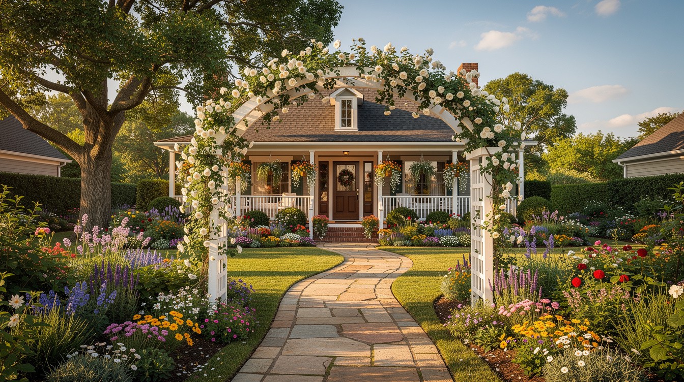 The Porch-and-Arbor Welcome — Cottage/English garden in Montgomery