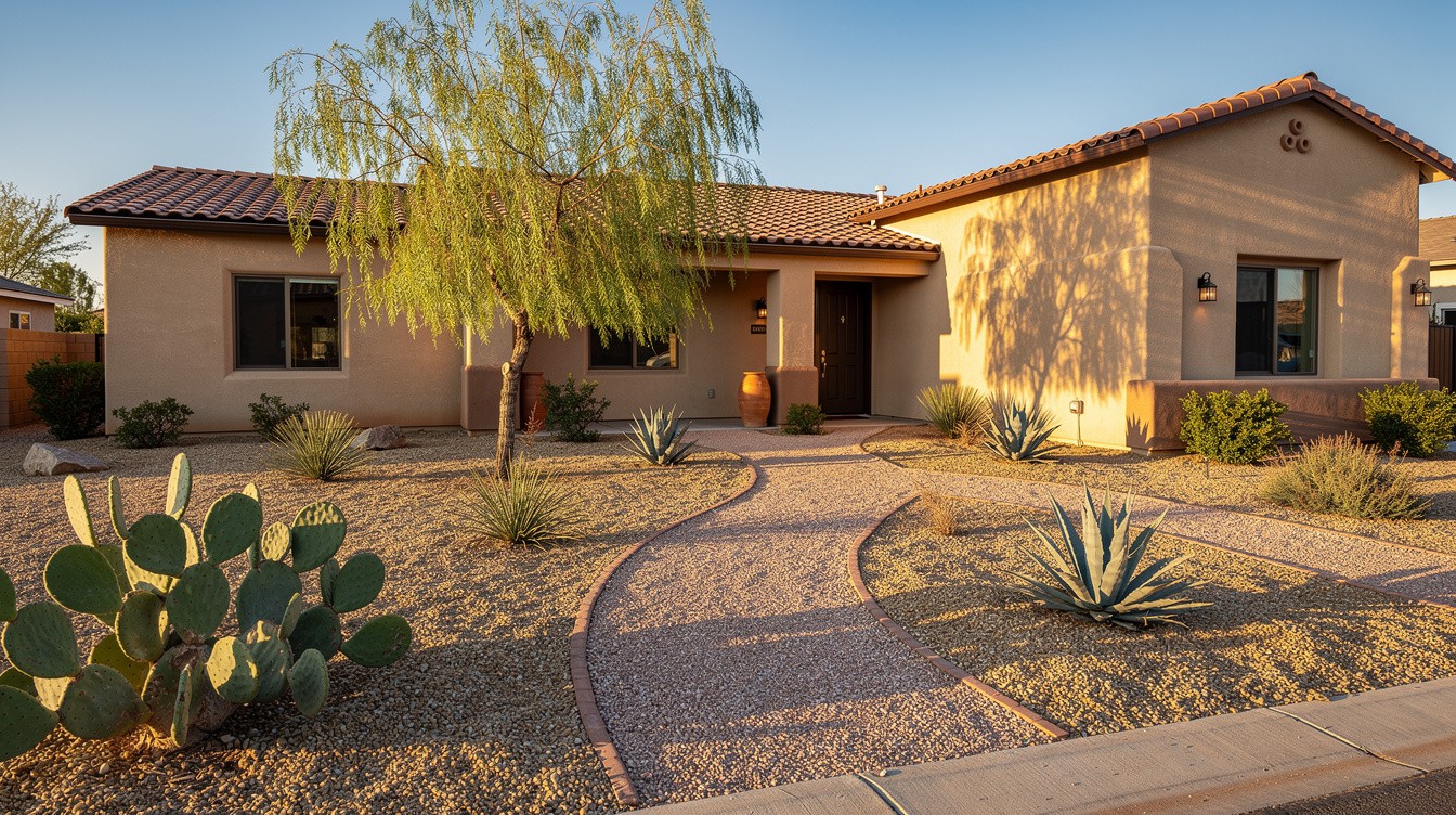 The Palo Verde Winding Path — Desert/Xeriscape garden in Moreno Valley