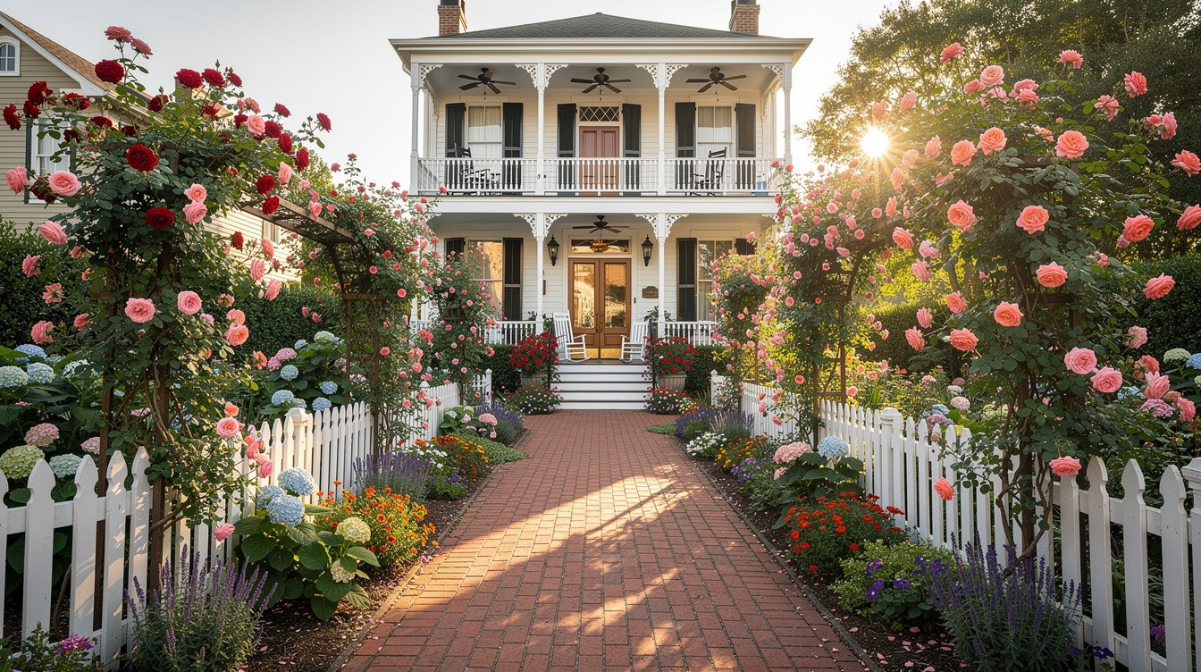 Garden District Rose Walk — Cottage/English garden in New Orleans