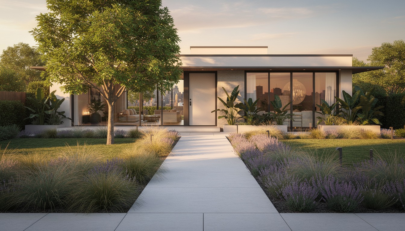 Modern/Minimalist front yard in New York, NY