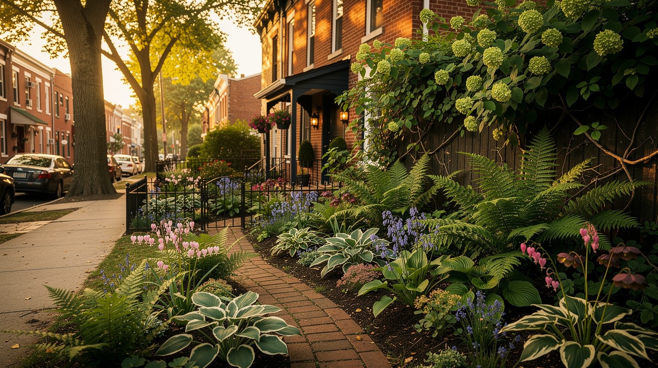Shade Cottage with Hostas and Native Ferns — Cottage/English garden in Newark