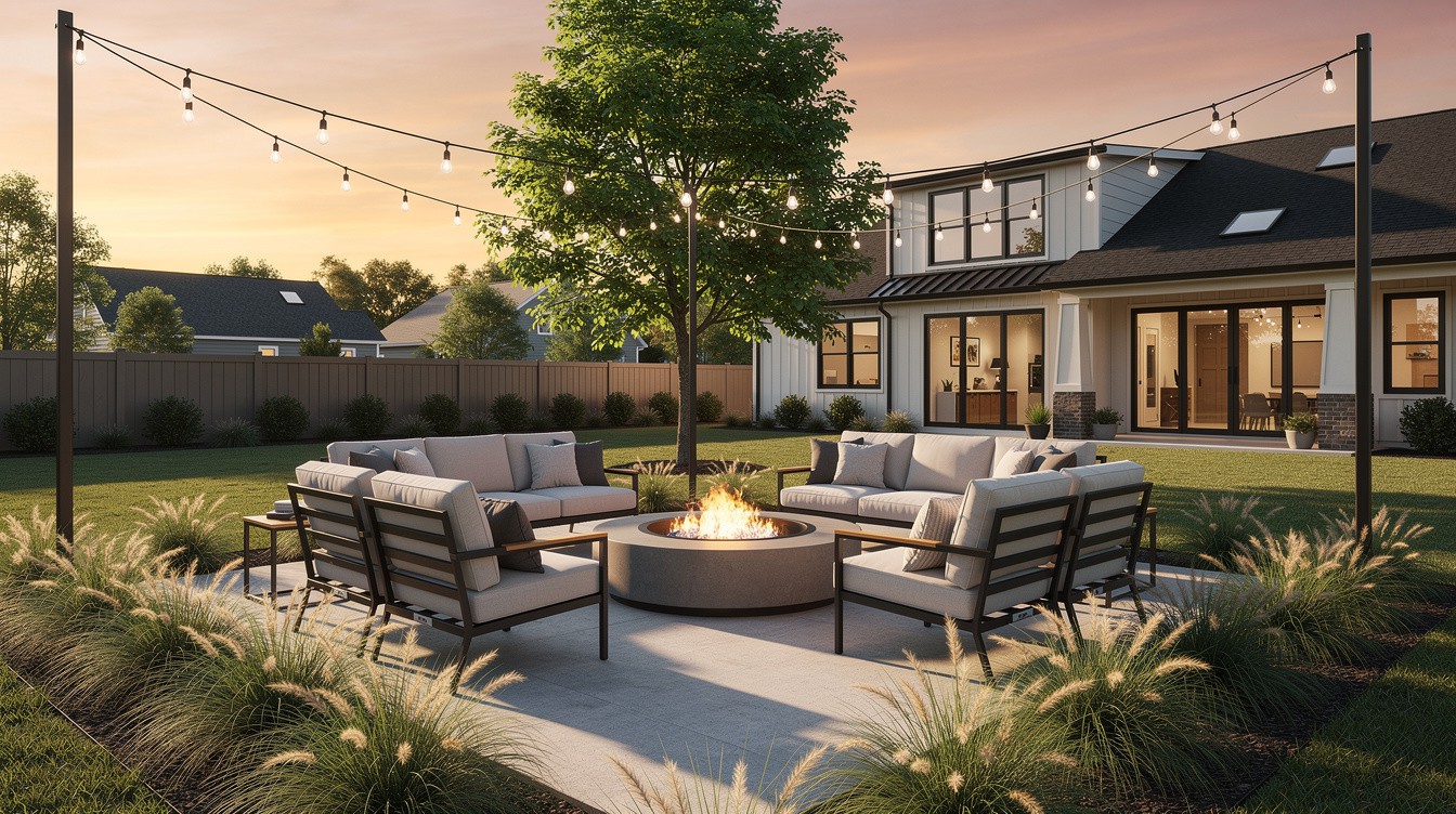 The Fire Pit Commons — Modern/Minimalist garden in Newport News