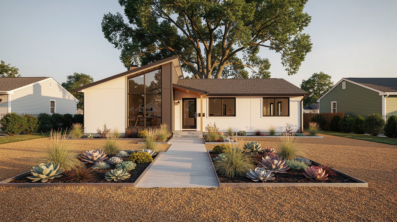 The Denbigh Gravel Reset — Modern/Minimalist garden in Newport News