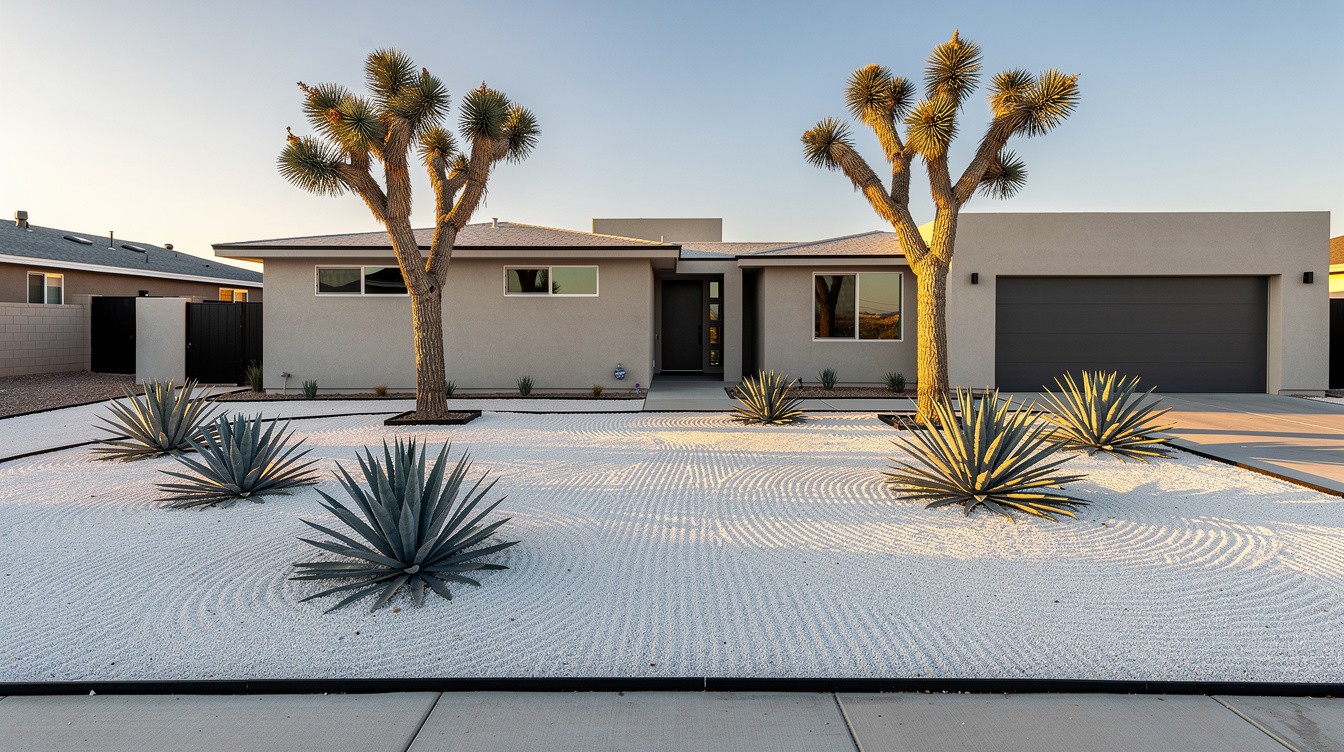 The Minimalist Gravel Garden — Modern/Minimalist garden in North Las Vegas