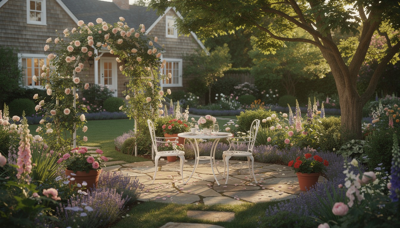 Cottage/English backyard in Oakland, CA