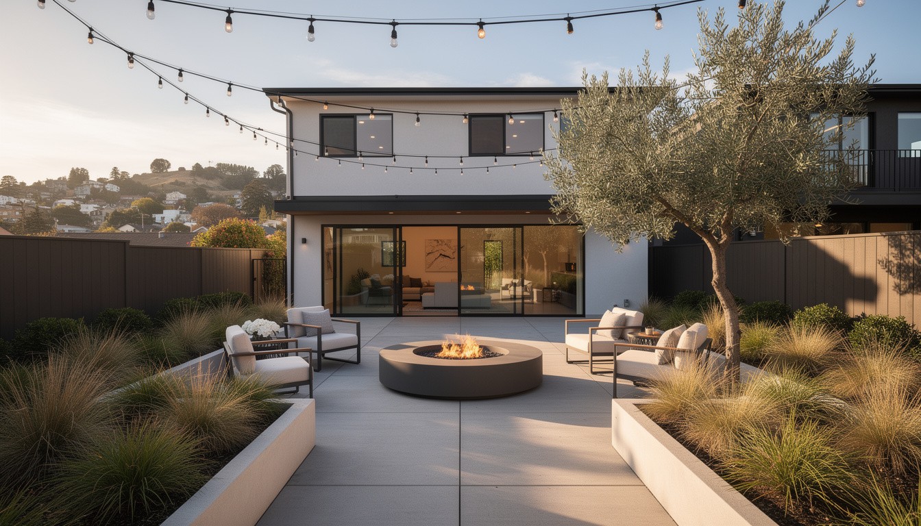 Modern/Minimalist backyard in Oakland, CA