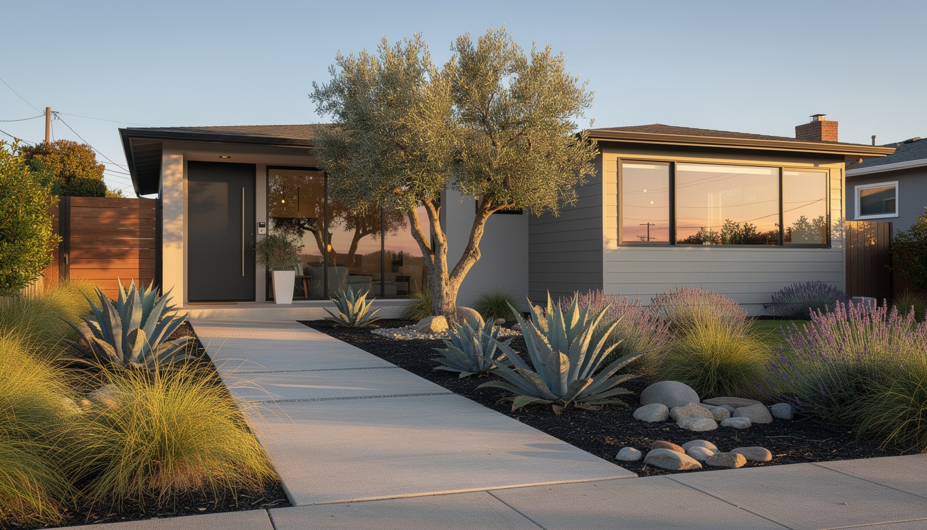 Modern/Minimalist front yard in Oakland, CA