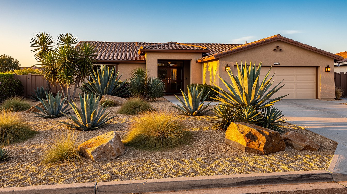 The Rancho Del Oro Boulder Garden — Desert/Xeriscape garden in Oceanside