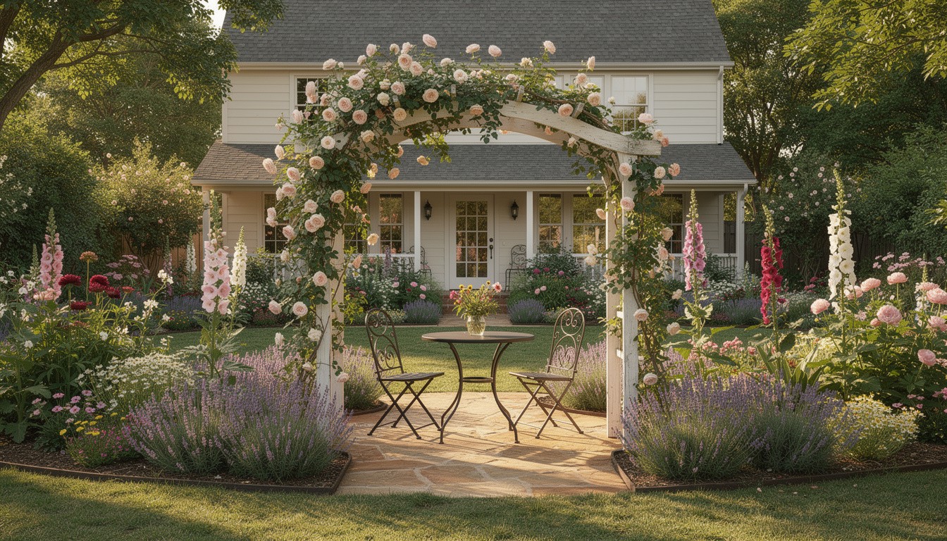 Cottage/English backyard in Oklahoma City, OK