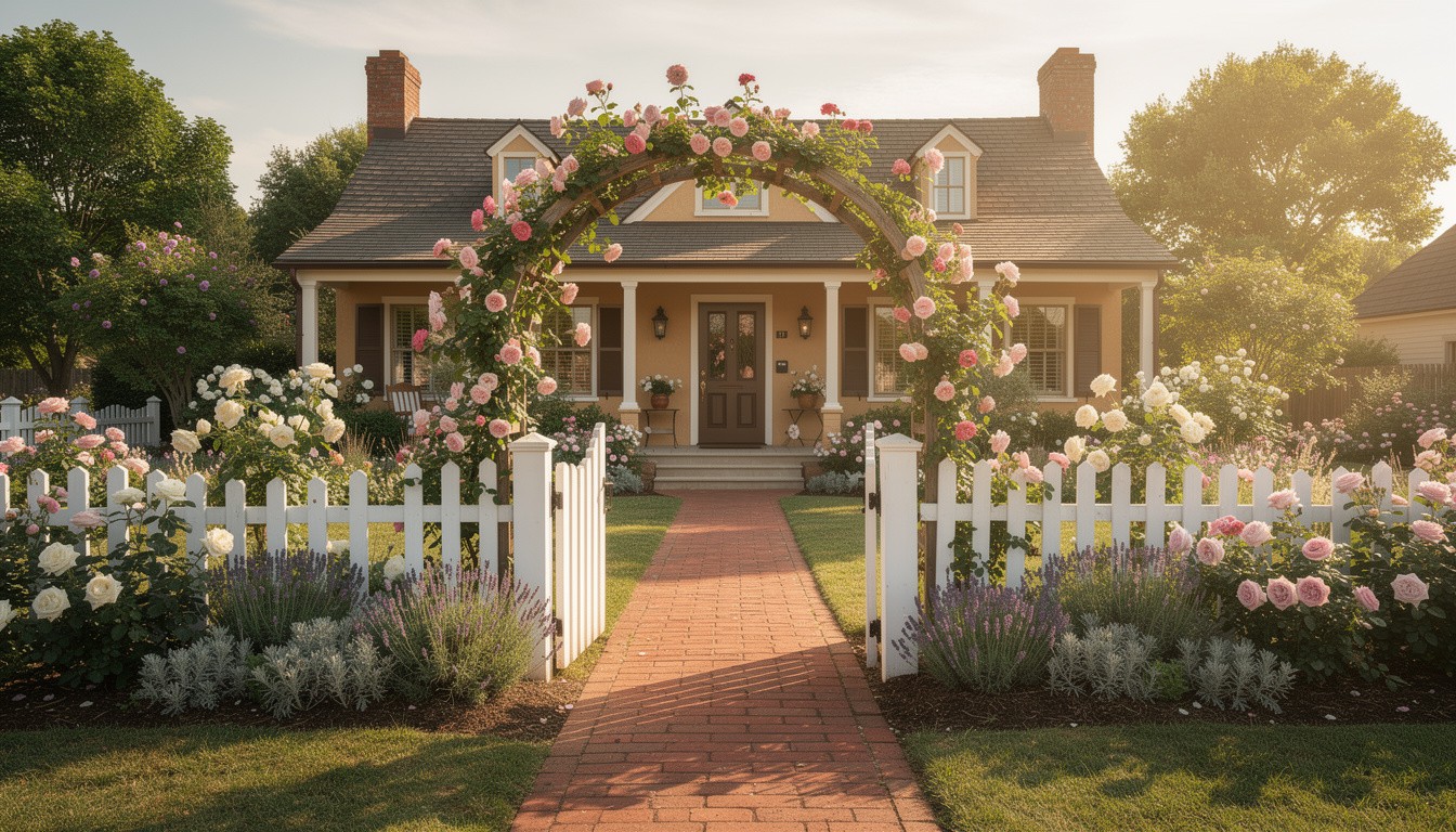 Cottage/English front yard in Oklahoma City, OK