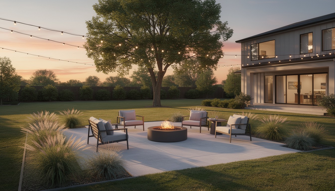 Modern/Minimalist backyard in Oklahoma City, OK