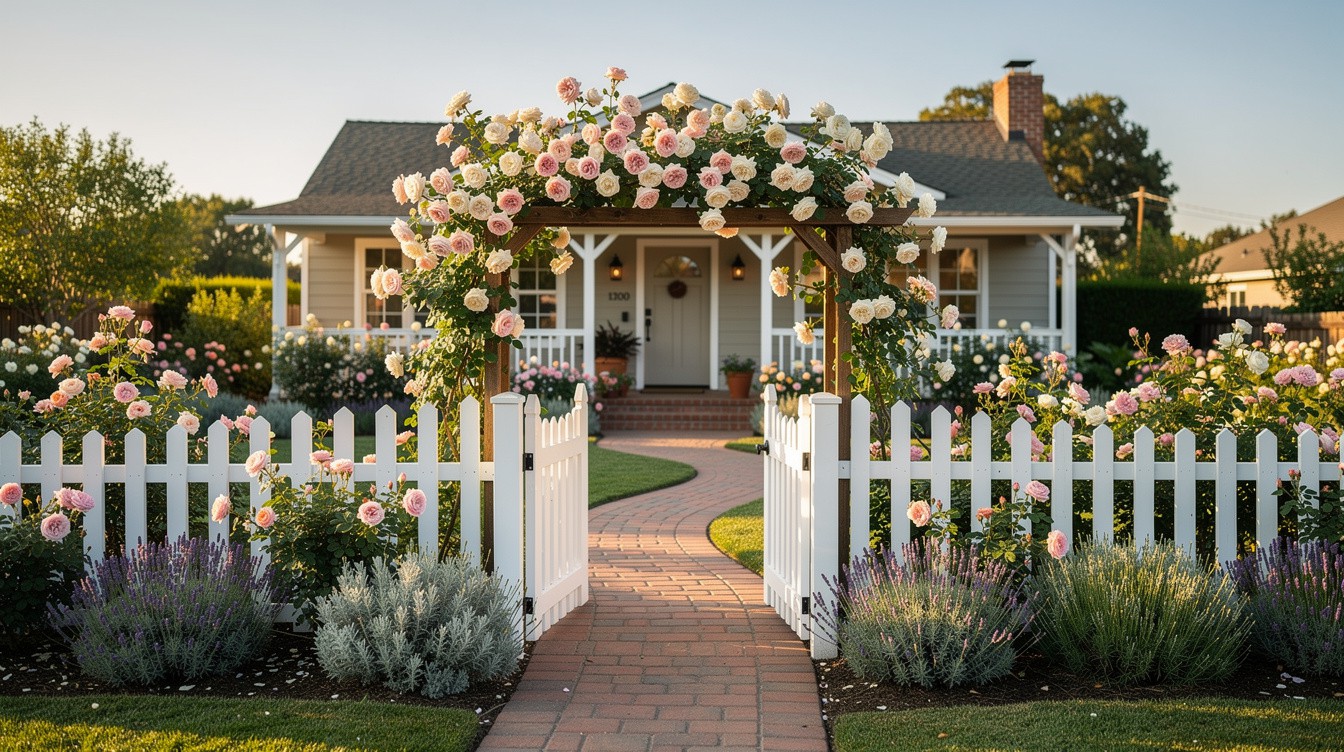 The Euclid Avenue Rose Gate — Cottage/English garden in Ontario