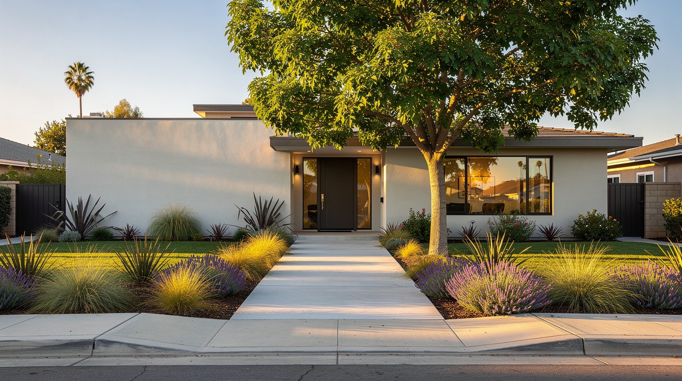 The Mid-Century Shade Canopy — Modern/Minimalist garden in Ontario