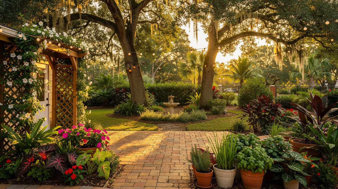 The Tropical Cottage Patio — Cottage/English garden in Orlando