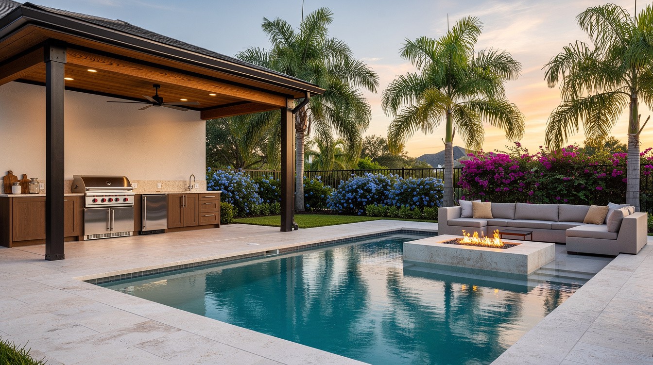 The Resort-Style Premium Outdoor Room — Modern/Minimalist garden in Orlando