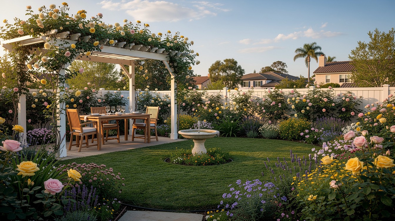 The Coastal Rose Pergola — Cottage/English garden in Oxnard